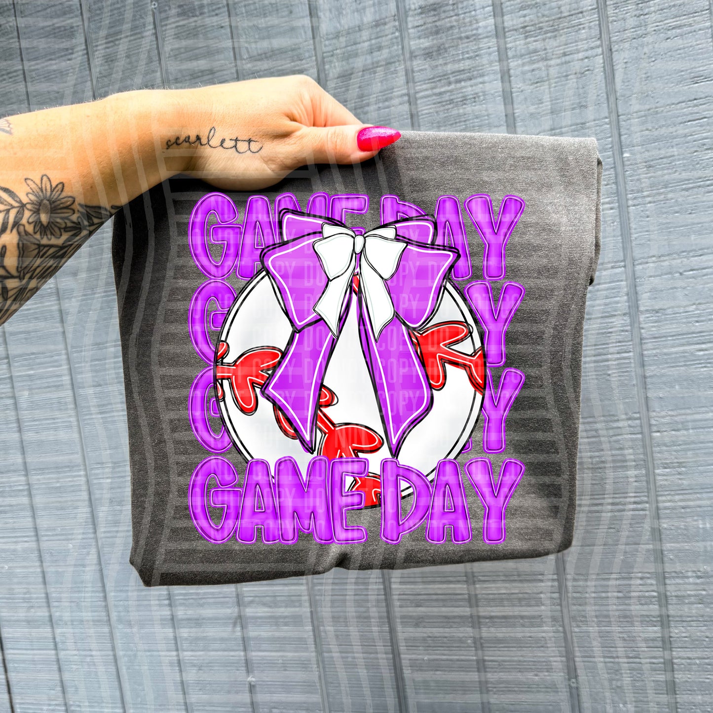 GAMEDAY BASEBALL PURPLE