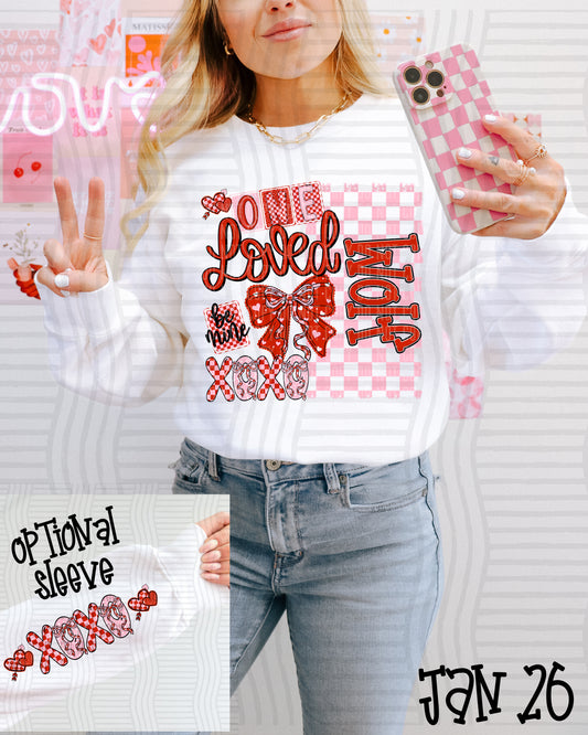 XOXO ONE LOVED WOLF (FRONT ONLY)