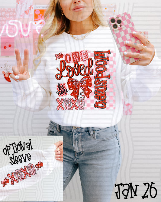 XOXO ONE LOVED WOODSMEN (FRONT ONLY)