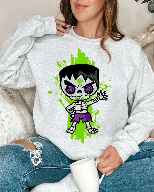 Hulk Skeleton Day Of The Dead Pop Style