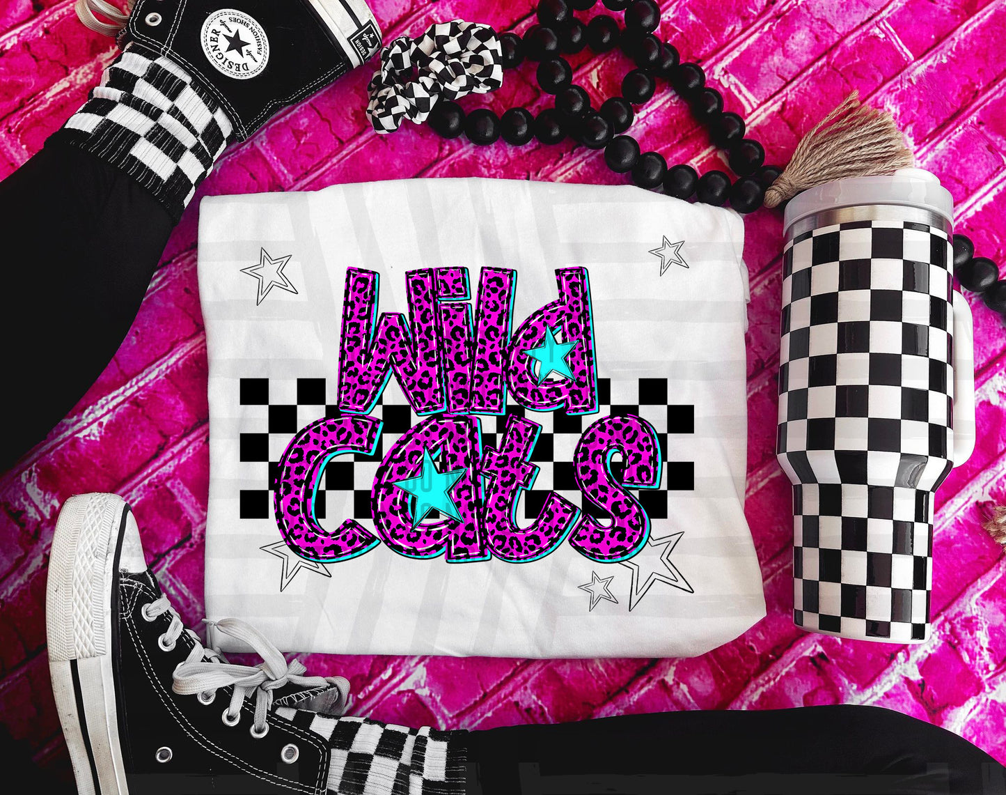 Wildcats (pink neon leopard)