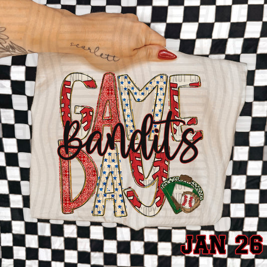 BASEBALL GAME DAY BANDITS