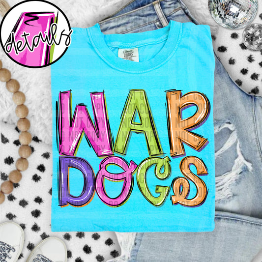 DOODLE COLORFUL WARDOGS
