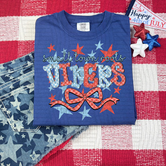SMALL TOWN ROOTS VIPERS RED WHITE & BLUE