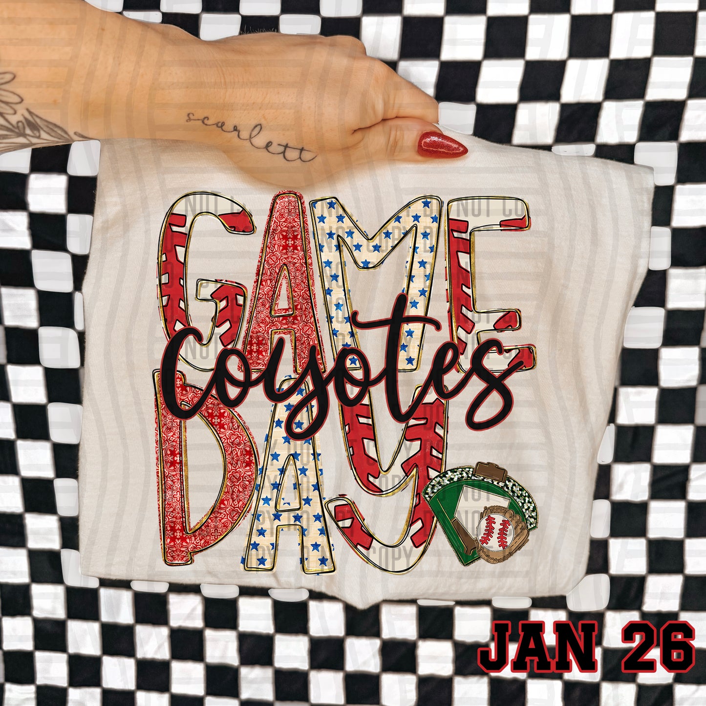BASEBALL GAME DAY COYOTES
