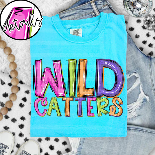DOODLE COLORFUL WILDCATTERS
