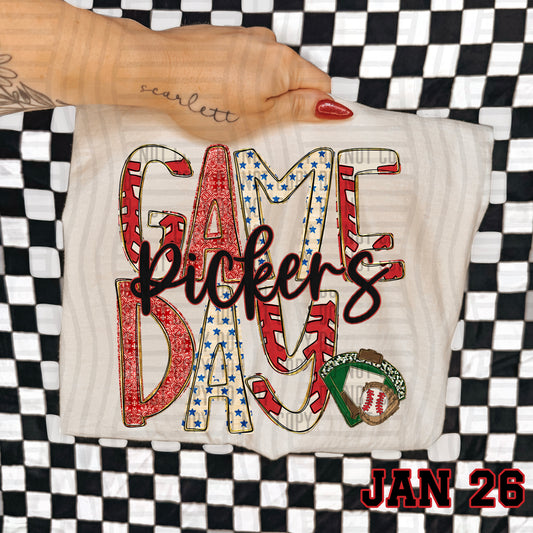 BASEBALL GAME DAY PICKERS