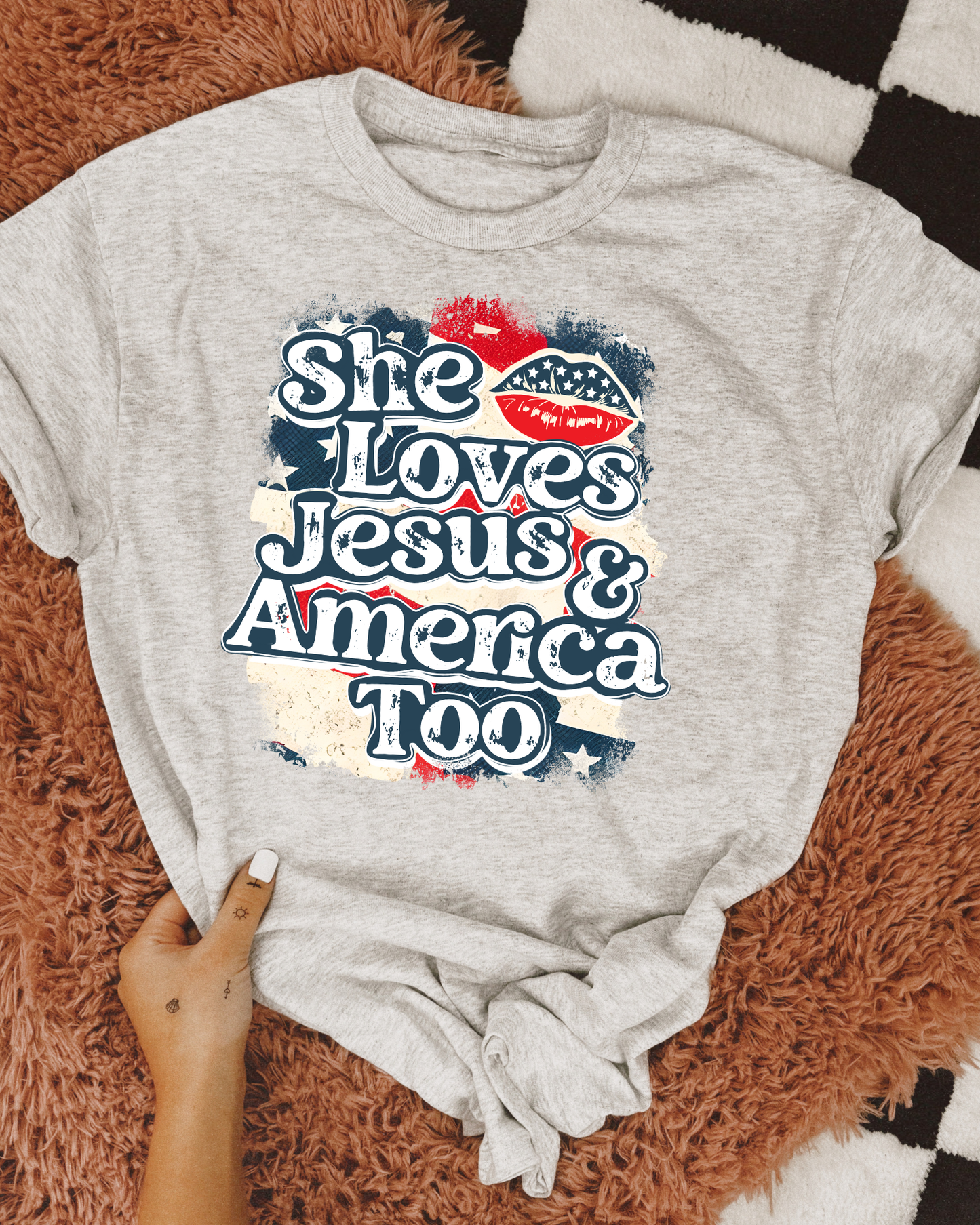 She loves Jesus and America too