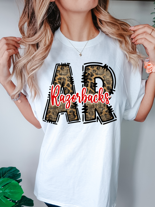 AR (cheetah print) Razorbacks