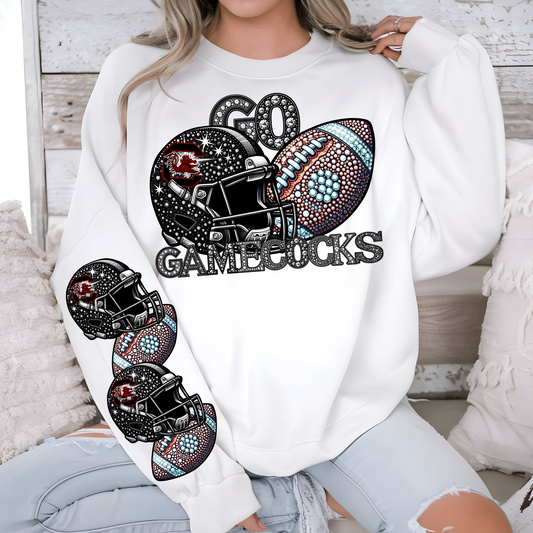Diamond Studded - GAMECOCKS - SLEEVE