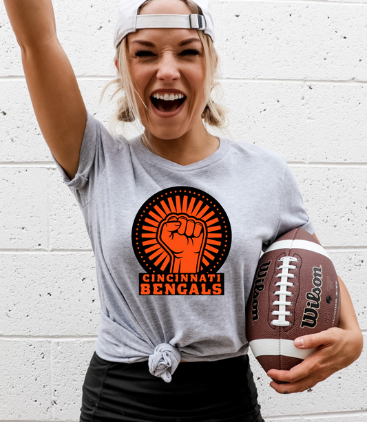 Cincinatti Bengal's with fist
