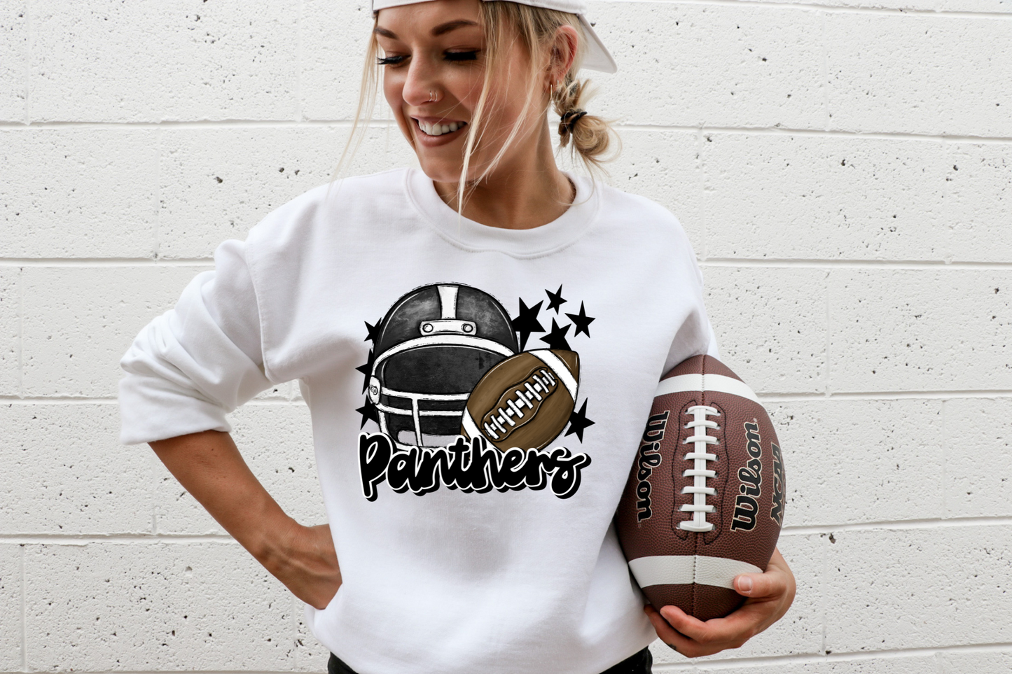 Panthers with helmet- black