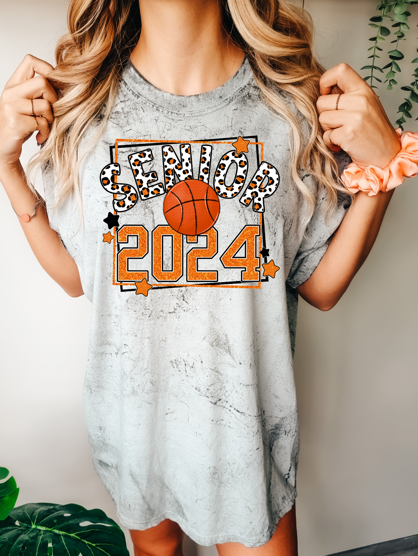 Senior 2024 - orange with basketball