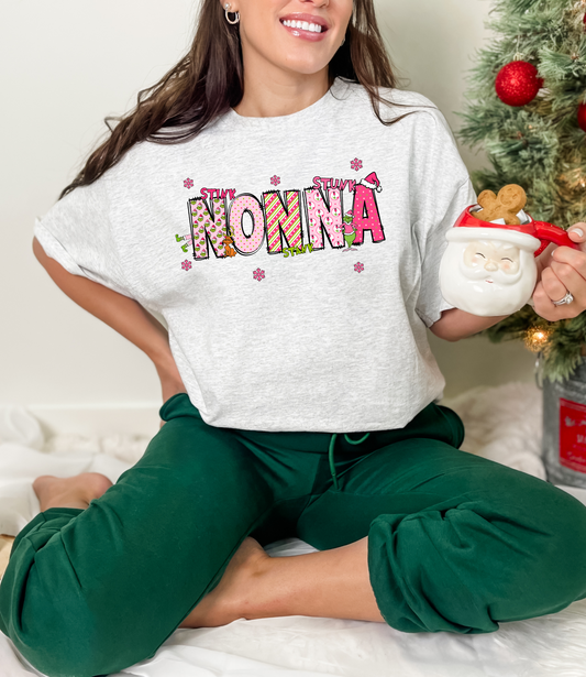 Nonna Grinch Christmas Doodle