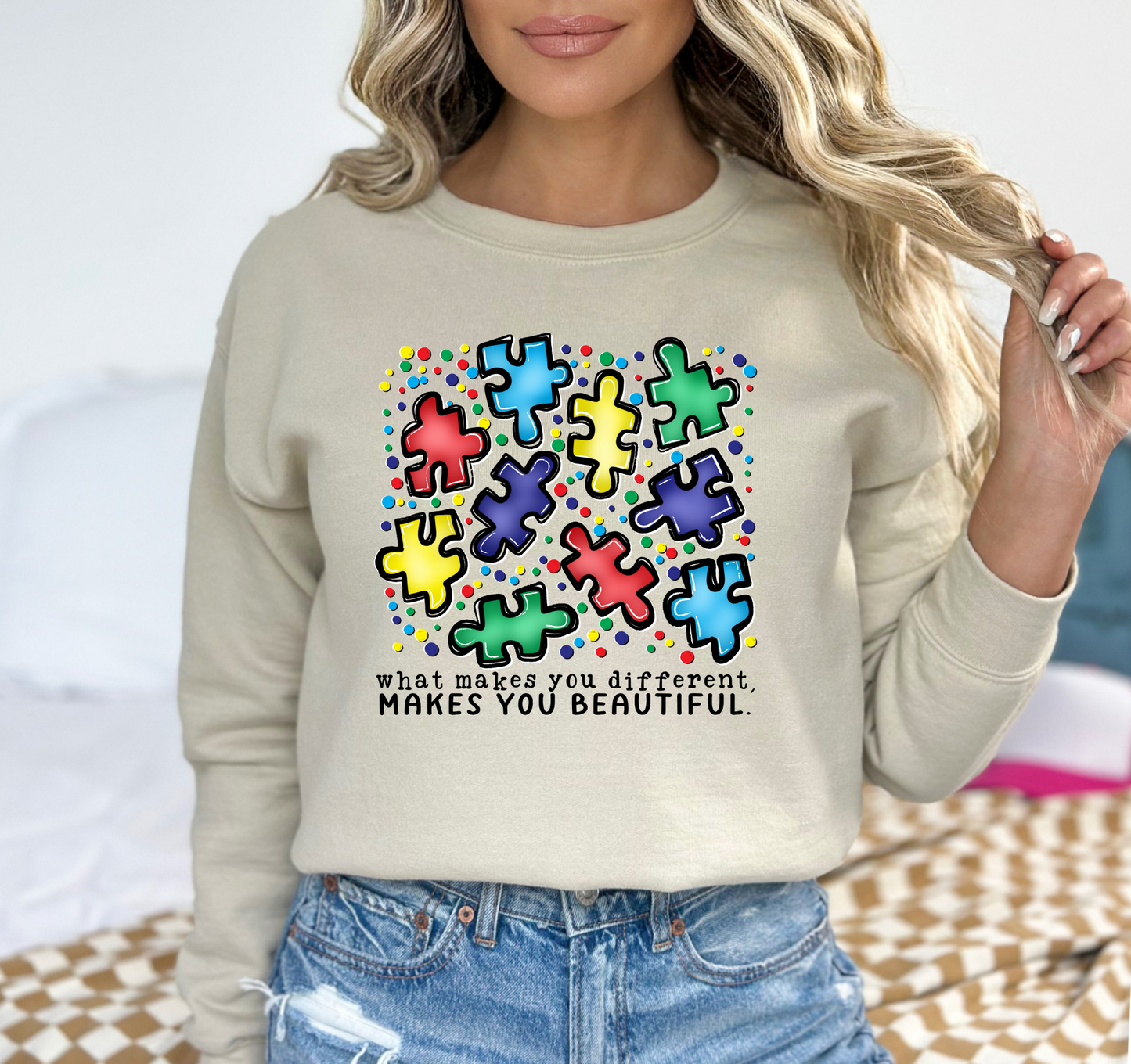 What Makes You Different Makes You Beautiful Puzzle Pieces