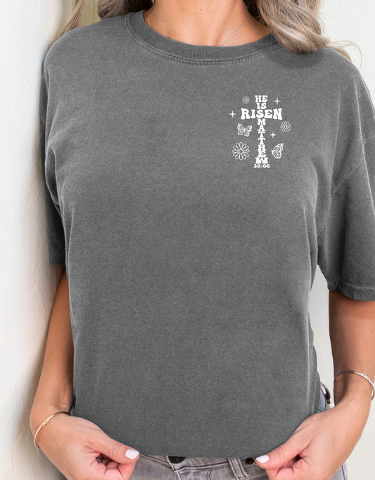 He is risen Matthew 28:06