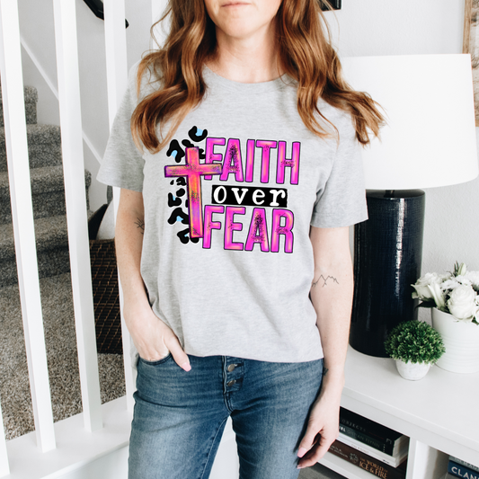 Faith Over Fear- DTF Transfer