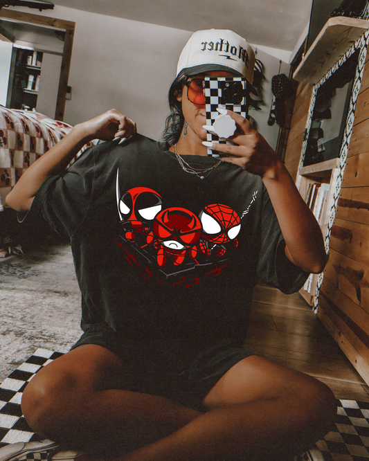 Deadpool Spiderman Daredevil Pop Style