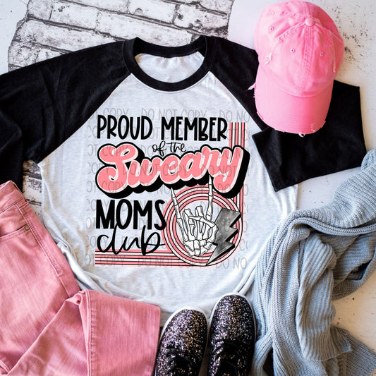 Sweary Moms Club - DTF Transfer