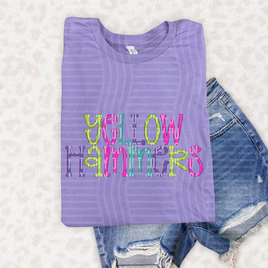 COLORFUL YELLOW HAMMERS