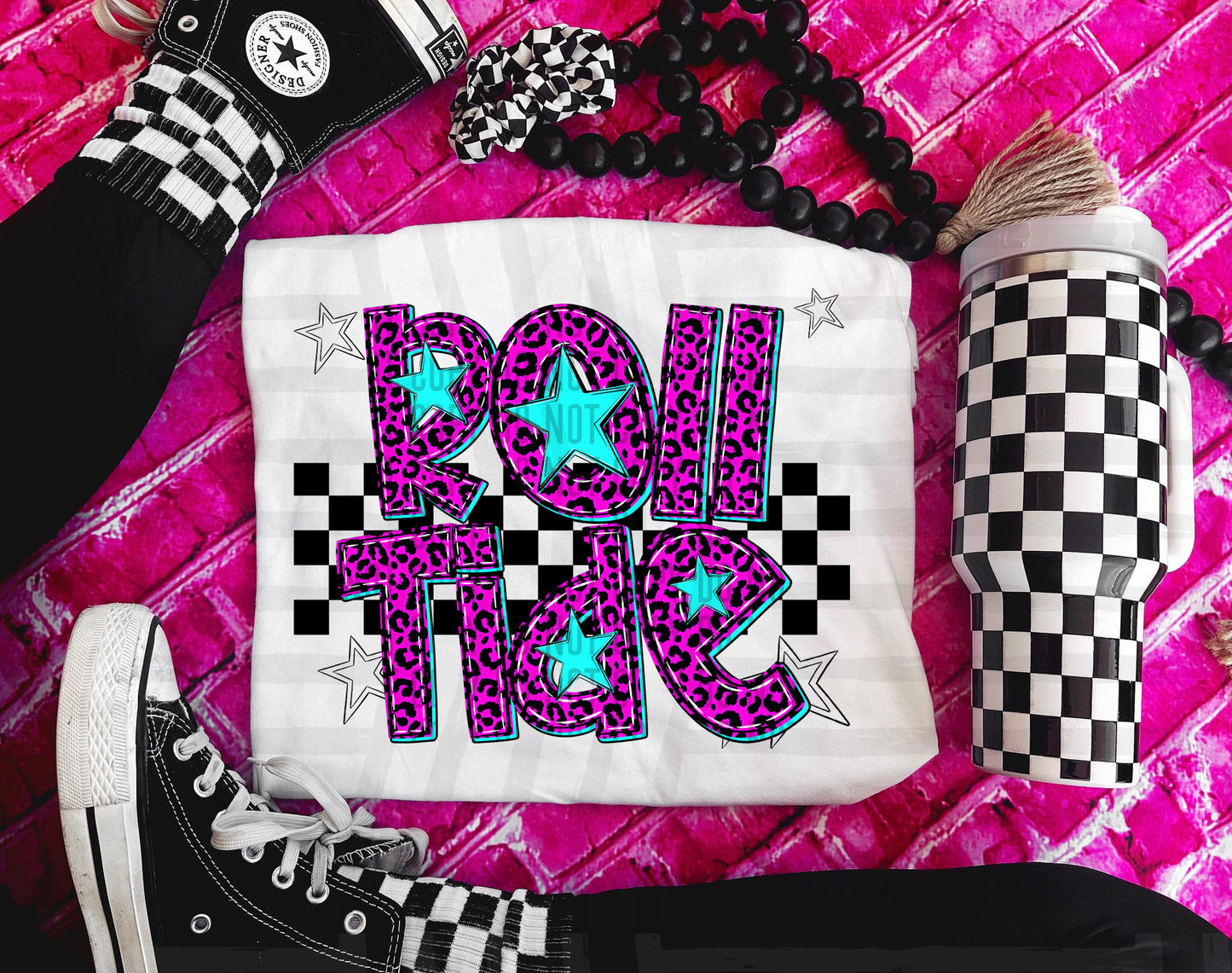 Roll Tide (pink neon leopard)