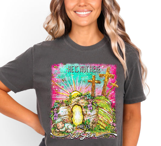 HE IS NOT HERE HE IS RISEN