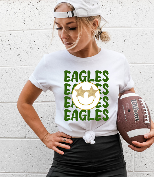 Eagles With Smiley (GREEN)