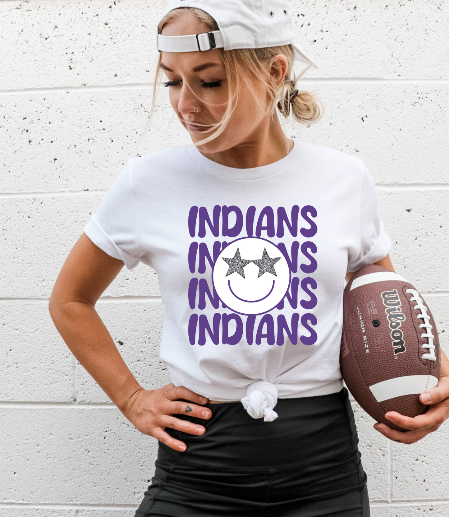 Indians Star Face Silver