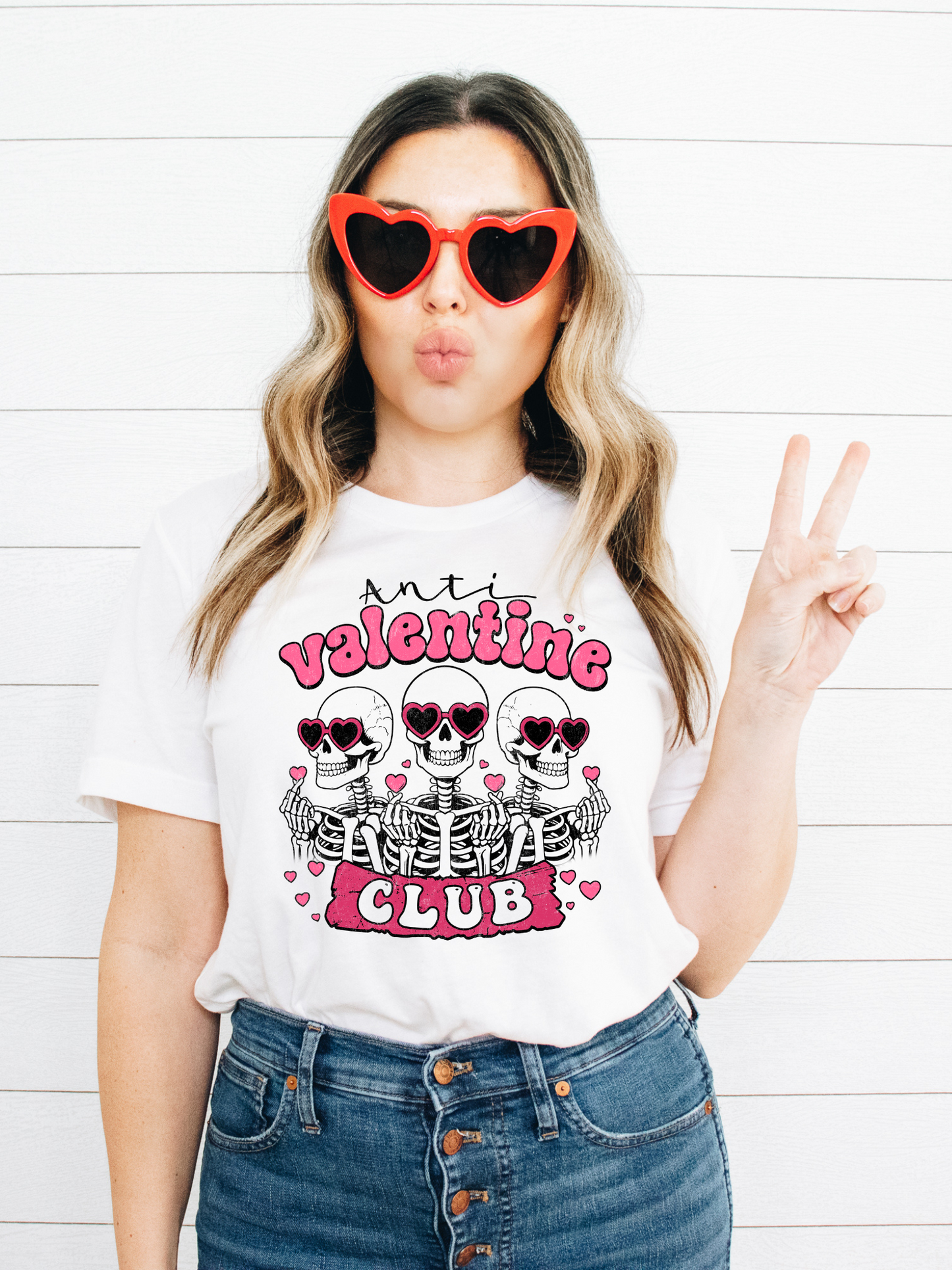 Anti-Valentine Club-Heart Sunglasses