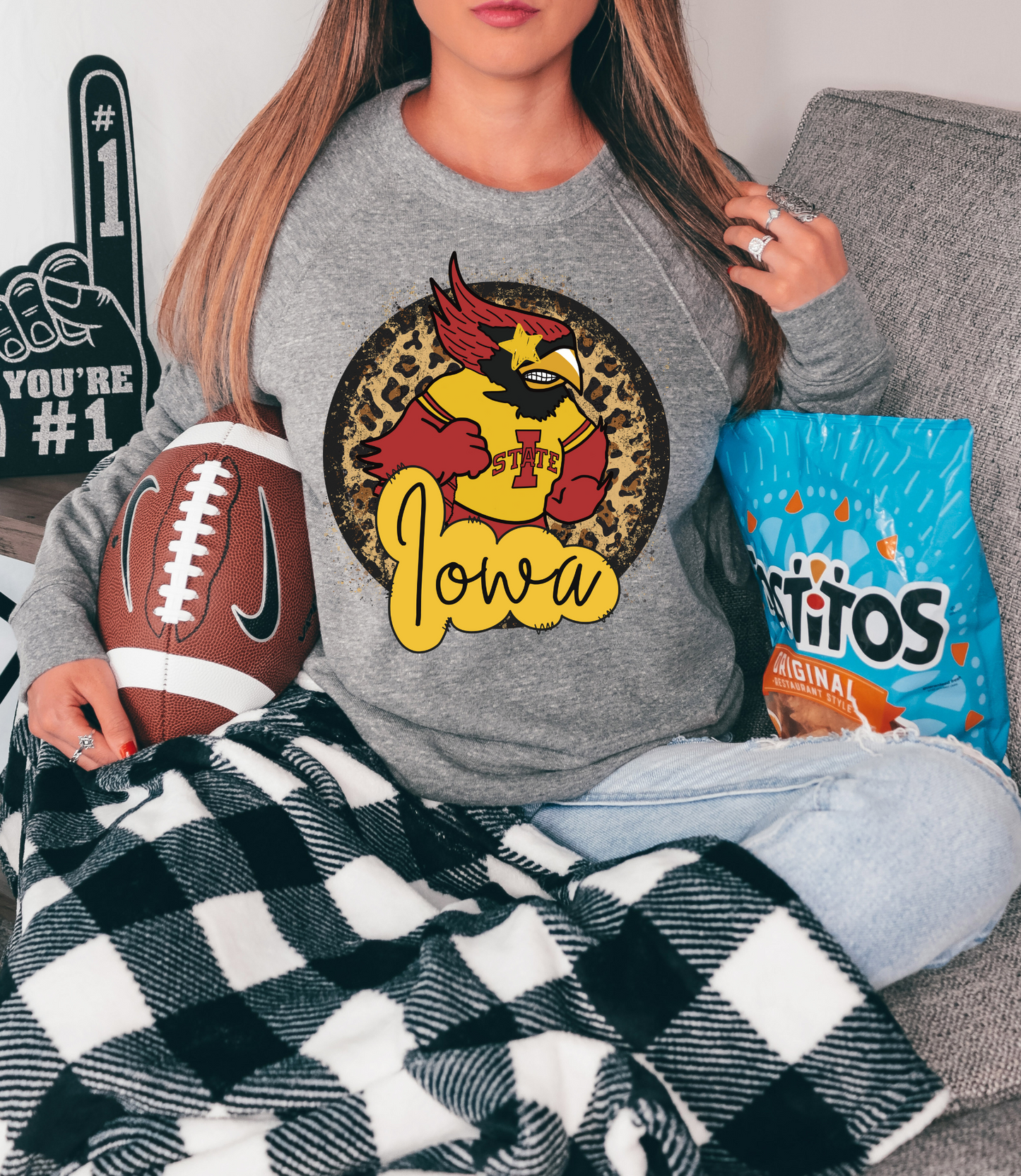 Iowa mascot-cheetah print