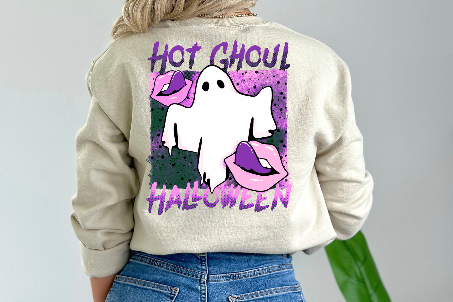 Hot ghoul Halloween purple