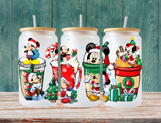 Mickey Christmas coffee - UV Libby Wrap