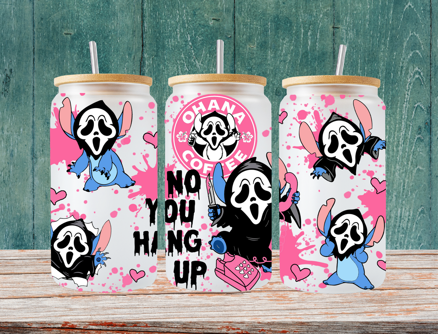 No you hang up, Ohana coffee - UV Libby Wrap
