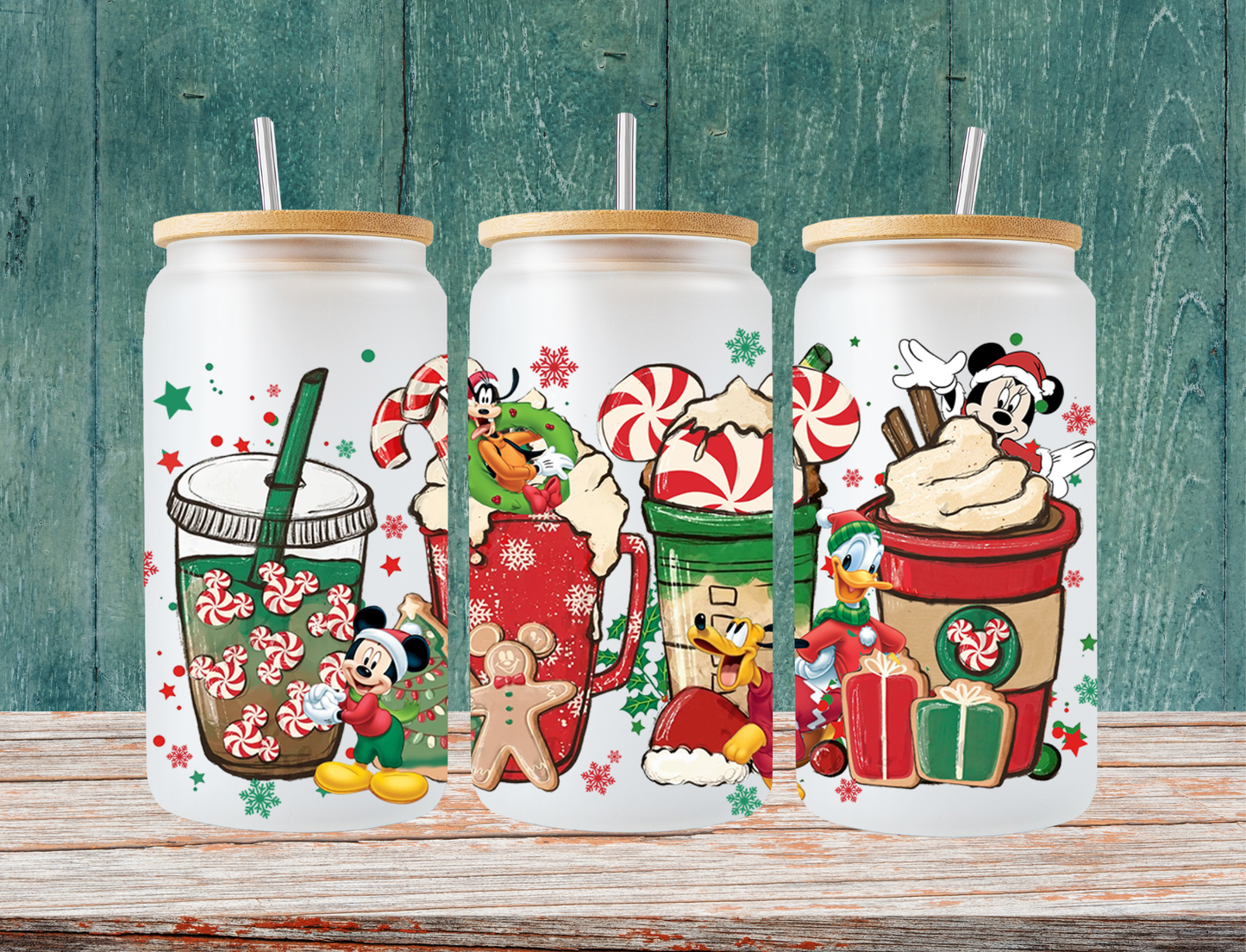 Mickey Christmas coffee - UV Libby Wrap