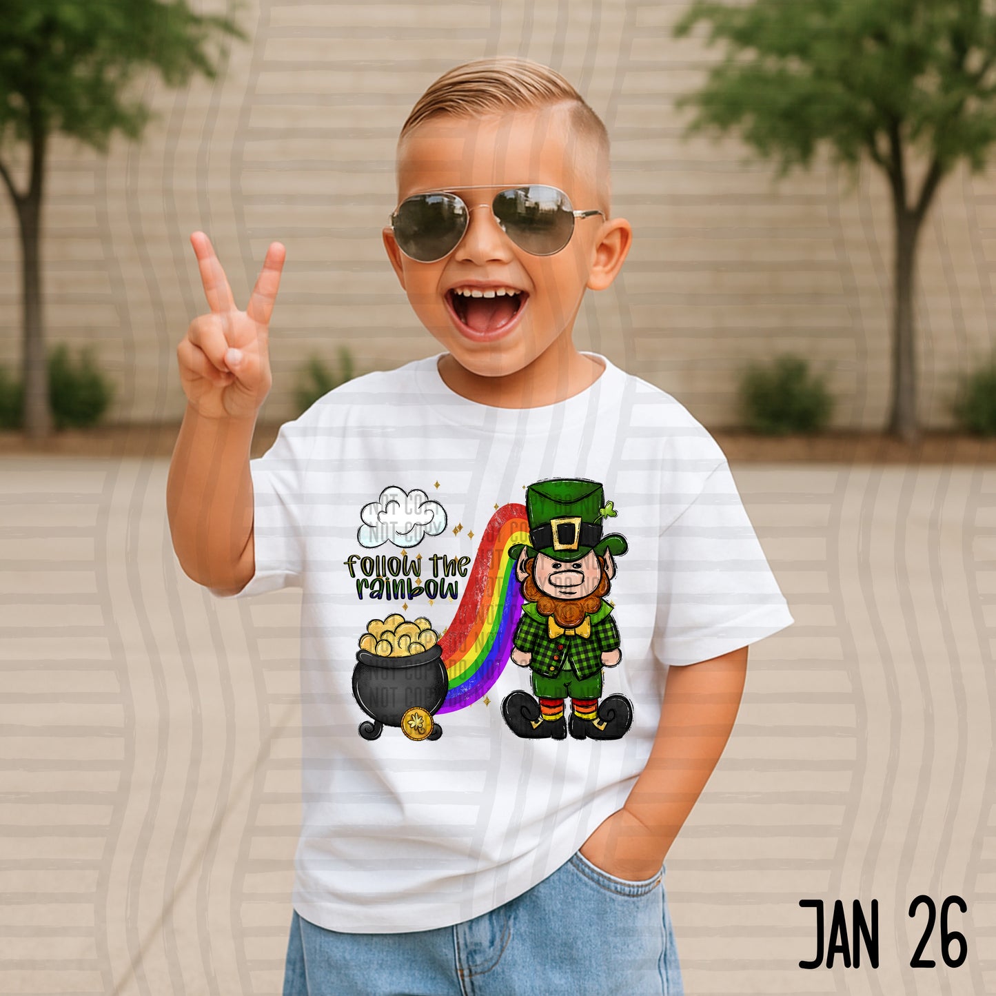ST. PATRICK'S DAY FOLLOW THE RAINBOW