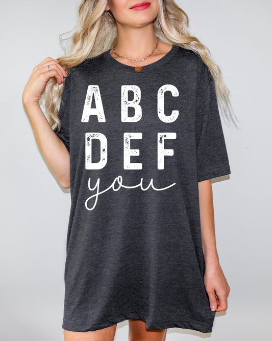 ABCDEF you