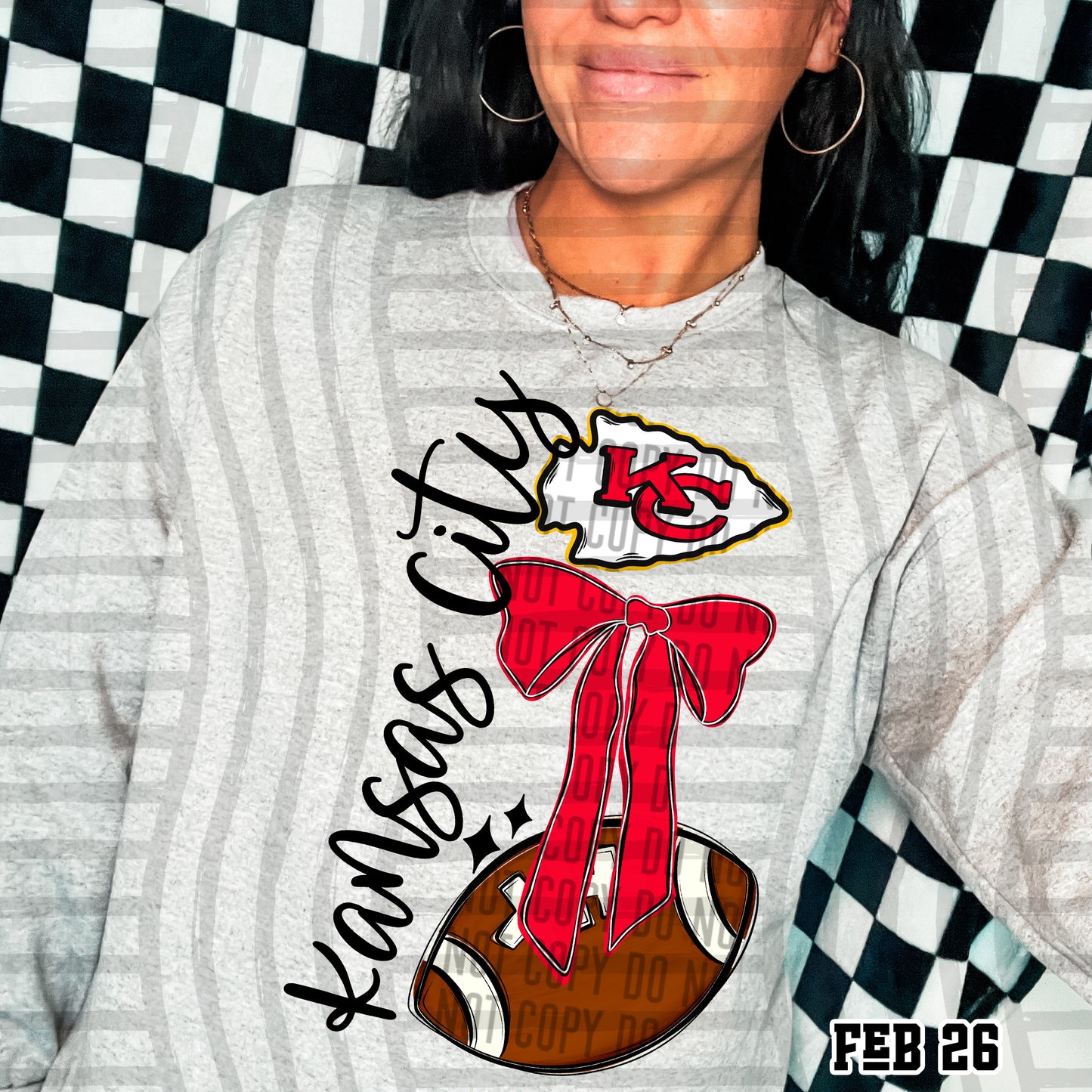 KANSAS CITY CHIEFS FOOTBALL BOW