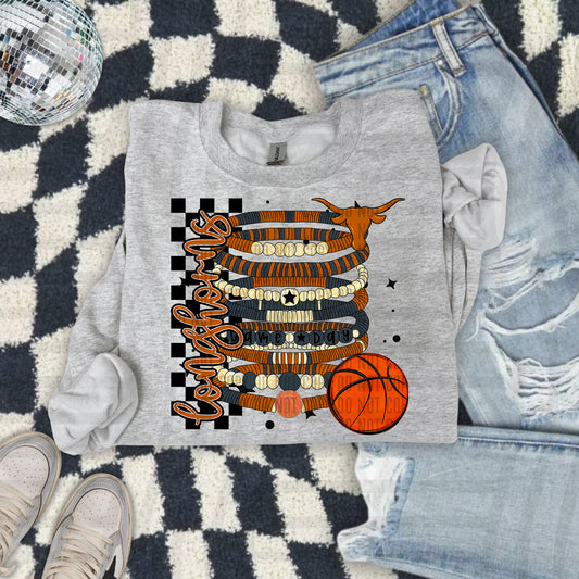 LONGHORNS BASKETBALL GAME DAY BRACELETS