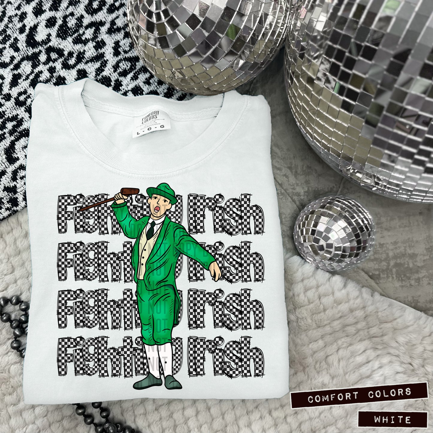 NOTRE DAME FIGHTING IRISH CHECKERS