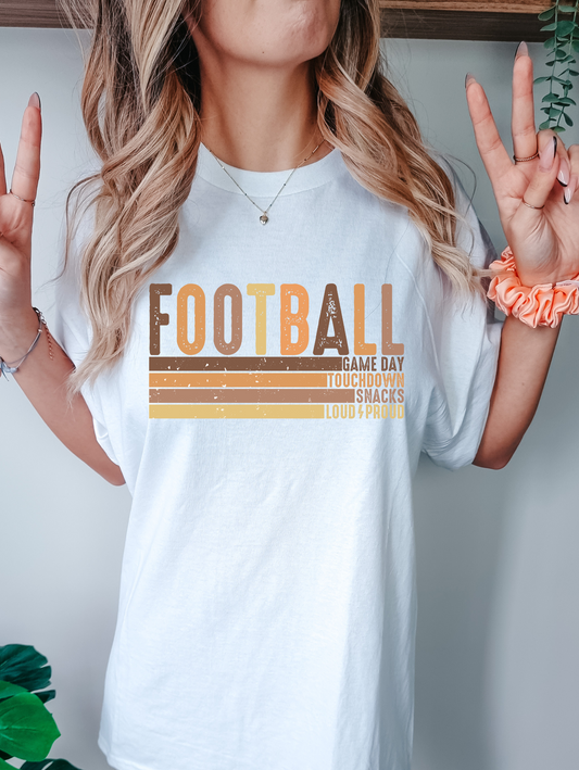 Football, touchdown, game day