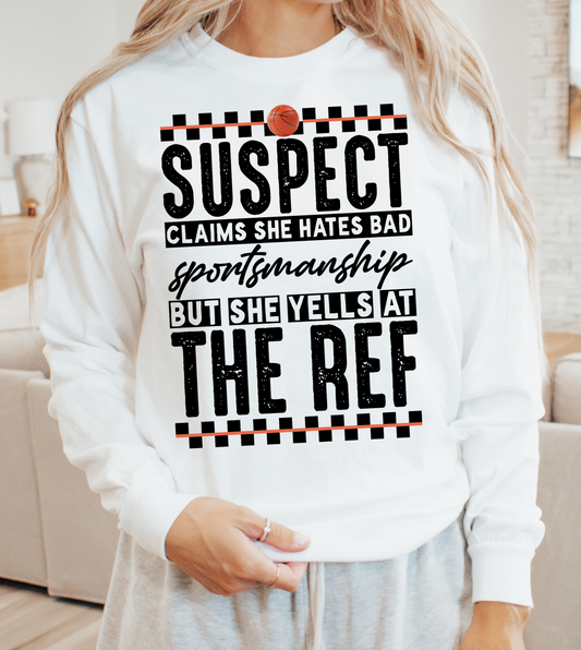 Suspect Claims she hates bad sportsmanship basketball