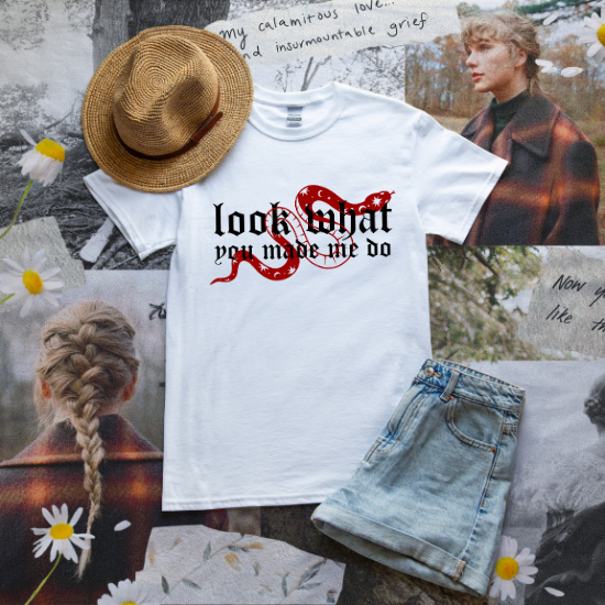 Look What You Made Me Do(Red Snake)-DTF Transfer