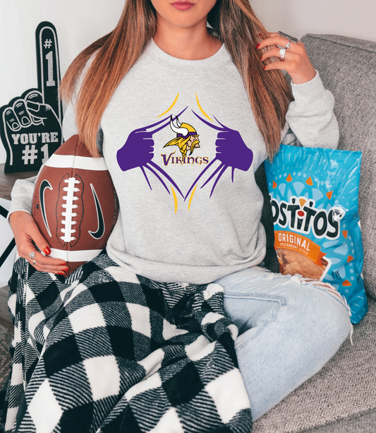 Minnesota Vikings chest tear