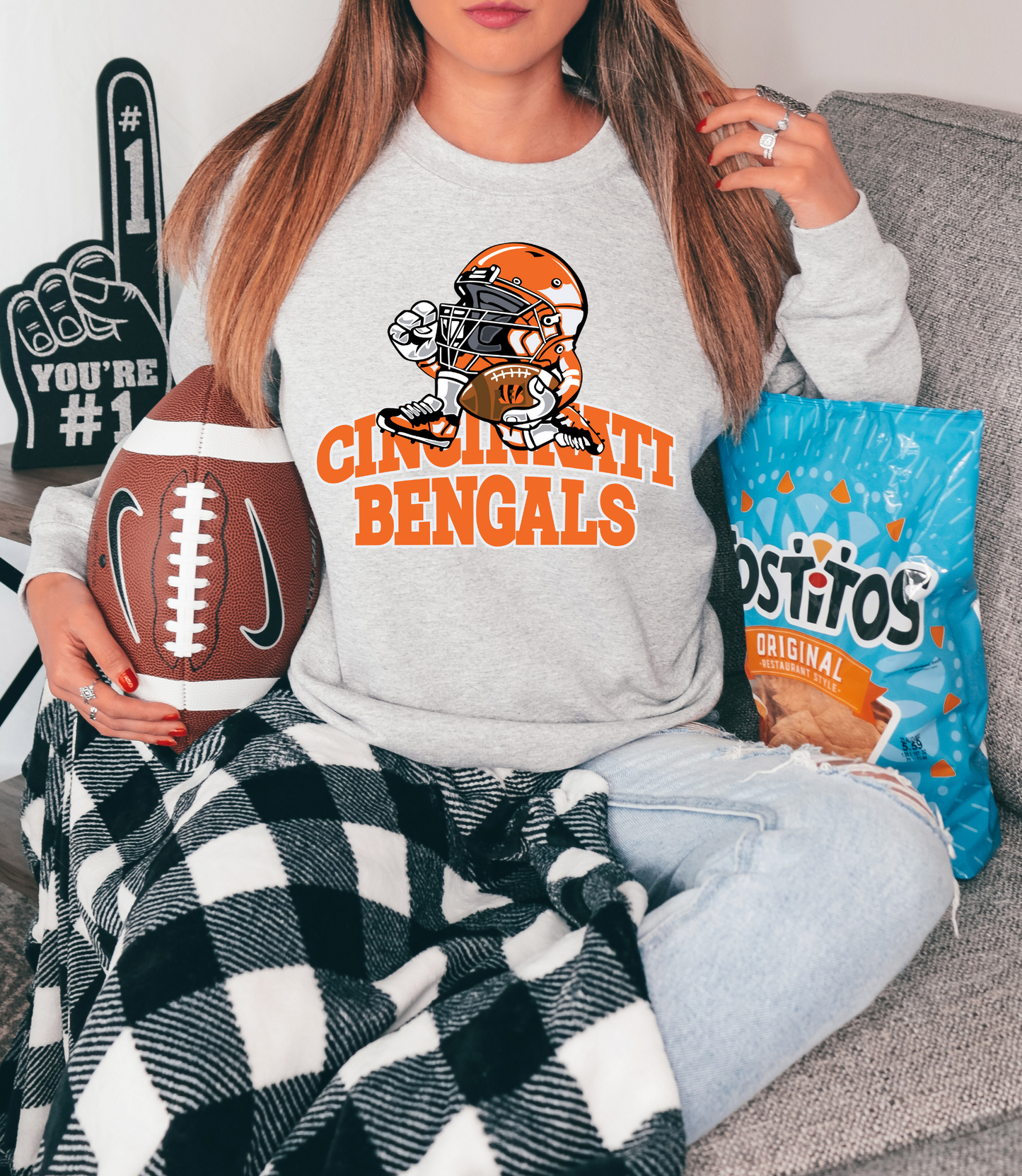 Cincinatti Bengals with player