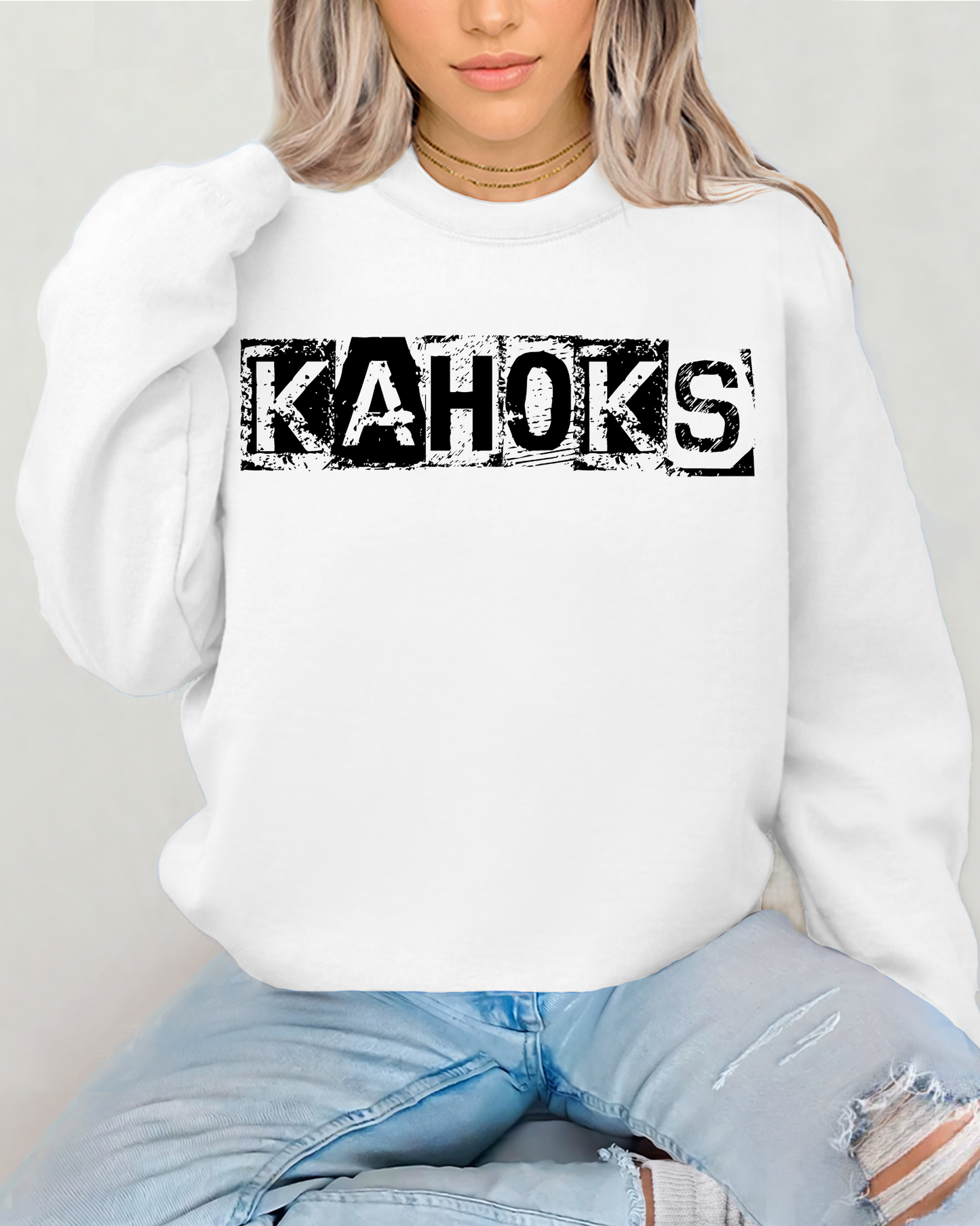 Kahoks Black And White Spray Paint Letters