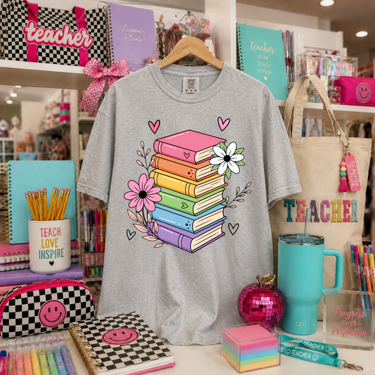 Rainbow Book Floral