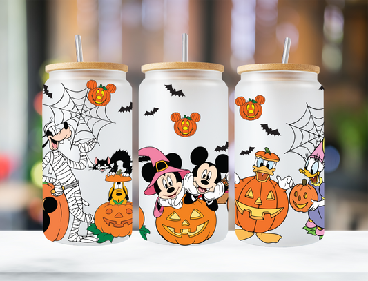 Mickey and friends in pumpkins - UV Libby Wrap