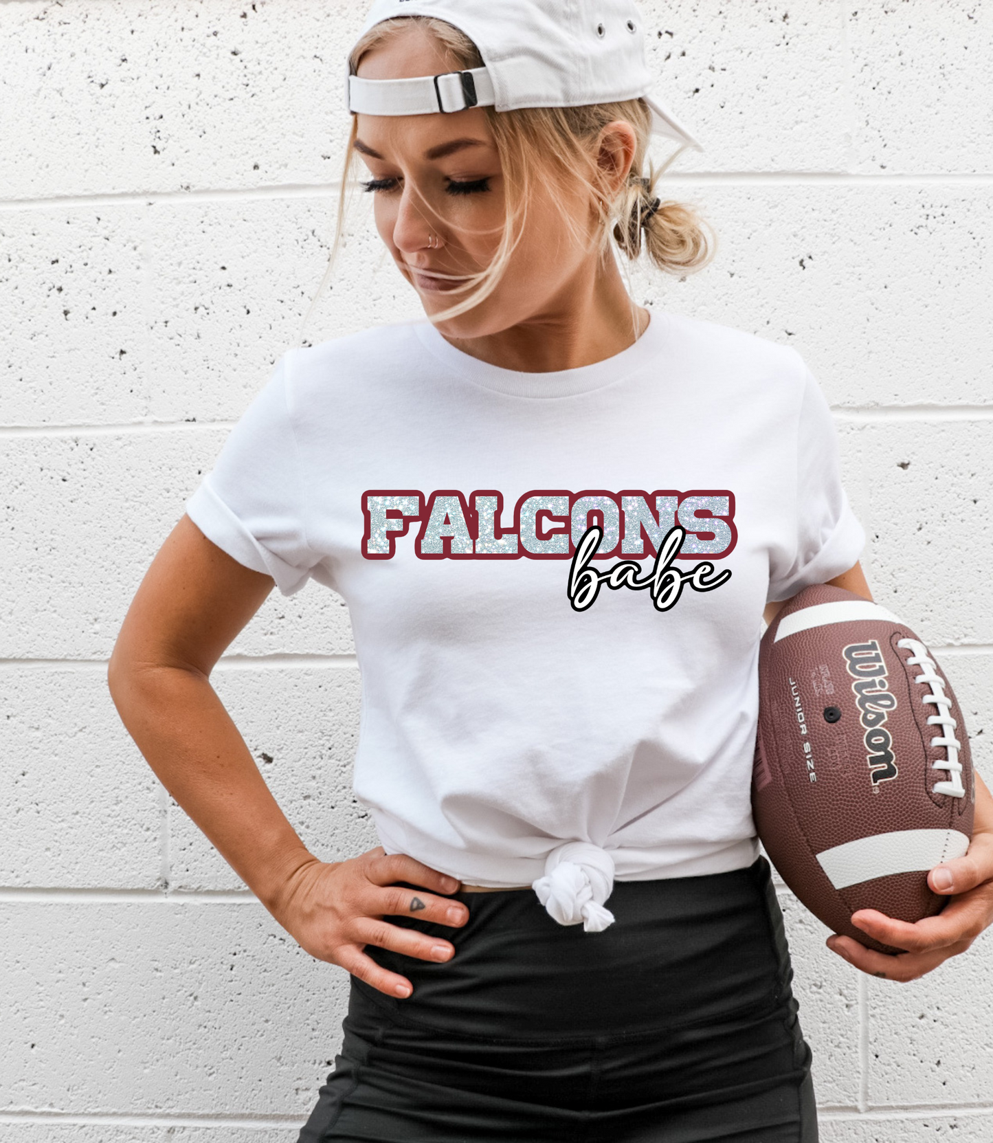 Falcons babe GLITTER - DTF Print