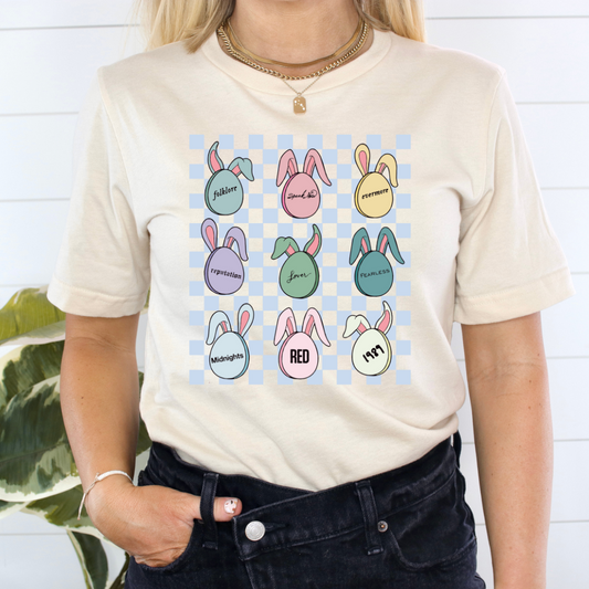 Checkered Easter Egg Taylor Swift Albums