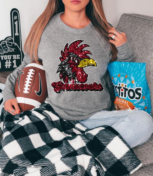 Gamecocks, sequin - mascot